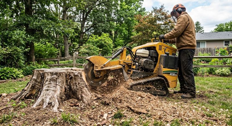 Tree Root Grinding in Aiken, SC