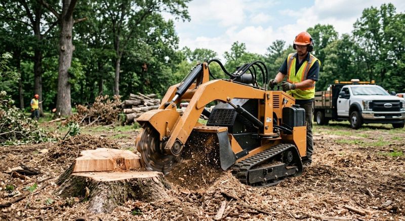 Commercial Stump Grinding in Calvert County, MD