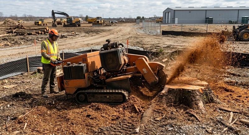 Commercial Stump Grinding in Pottstown, PA