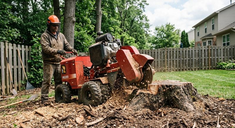Stump Cutting in Calvert County, MD