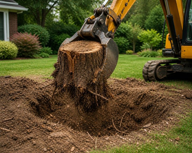 Tree Stump Removal in Calvert County, MD